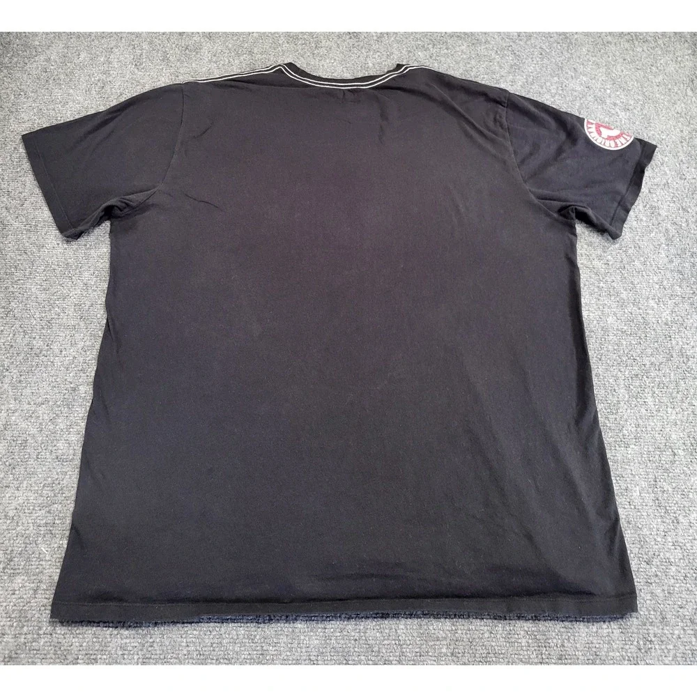 True Religion Men's T-Shirt Original Buddha Brand Size XXX-Large Black (3XL)